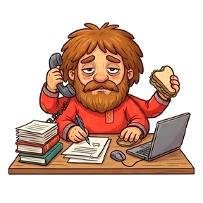 Домовой Иван Михайлович — стикер для MAX