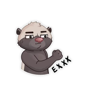Honeybagder — стикер для MAX