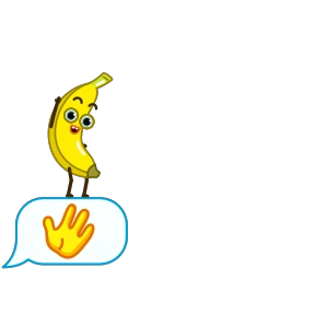 Bananza by @MaaxTGbot — стикер для MAX
