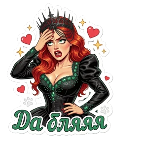 Стикерпак AVB Queen для мессенджера MAX