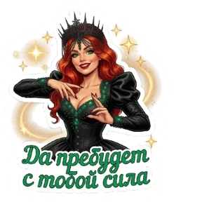 AVB Queen — стикер для MAX