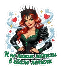 AVB Queen — стикер для MAX