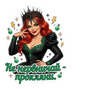 AVB Queen — стикер для MAX