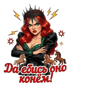 AVB Queen — стикер для MAX