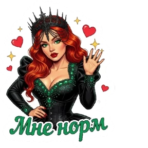AVB Queen — стикер для MAX