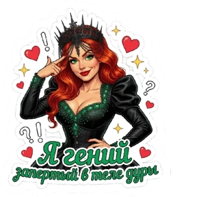 AVB Queen — стикер для MAX