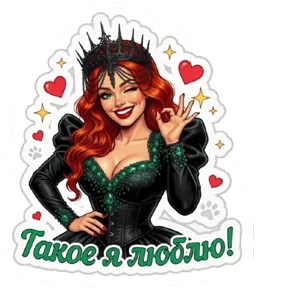 AVB Queen — стикер для MAX