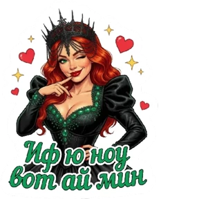 AVB Queen — стикер для MAX