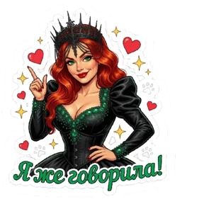 AVB Queen — стикер для MAX