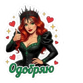 AVB Queen — стикер для MAX