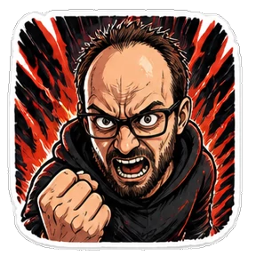 Мой кринж — стикер для MAX