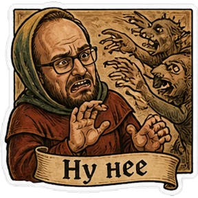 Мой кринж — стикер для MAX