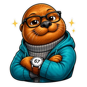 67 Морской котик от @club7484 — стикер для MAX