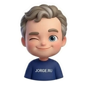 Jorge.ru — стикер для MAX