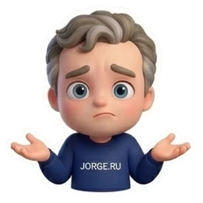 Jorge.ru — стикер для MAX