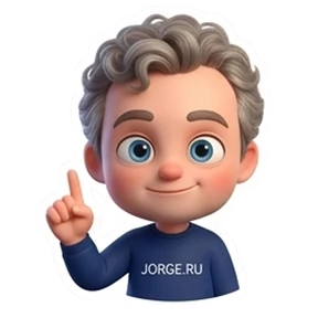 Jorge.ru — стикер для MAX