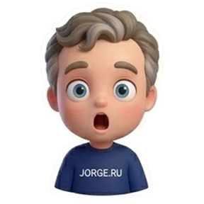 Jorge.ru — стикер для MAX