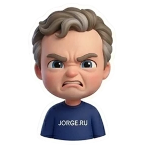 Jorge.ru — стикер для MAX
