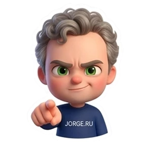Jorge.ru — стикер для MAX