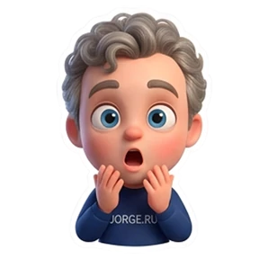 Jorge.ru — стикер для MAX
