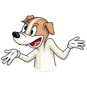 Party Dog — стикер для MAX