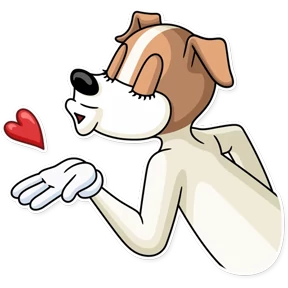 Party Dog — стикер для MAX