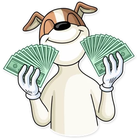 Party Dog — стикер для MAX
