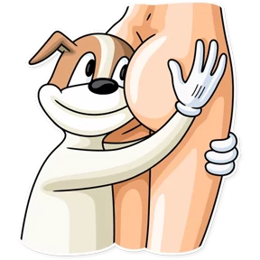 Party Dog — стикер для MAX