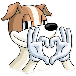 Party Dog — стикер для MAX