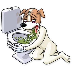 Party Dog — стикер для MAX