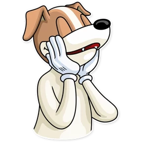 Party Dog — стикер для MAX