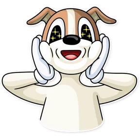 Party Dog — стикер для MAX