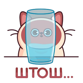 Стикер 9 из набора Котик Веня