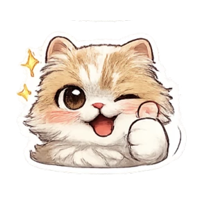 Валли котик — стикер для MAX