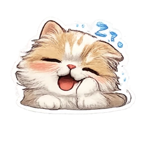 Валли котик — стикер для MAX