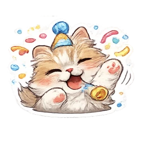 Валли котик — стикер для MAX