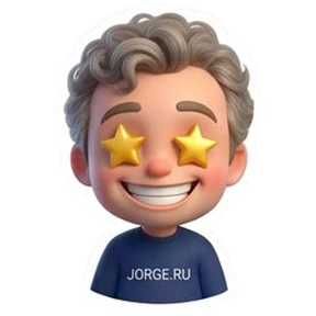 Стикер 50 из набора Jorge.ru