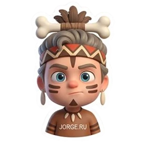 Стикер 60 из набора Jorge.ru