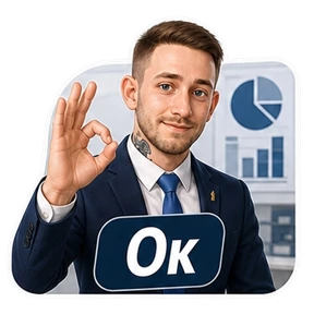 Коик на работе — стикер для MAX
