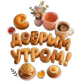 Стикер 13 из набора Доброе утро, пожелания Лена