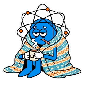 Атом — стикер для MAX