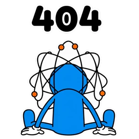 Атом — стикер для MAX