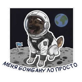 Дик — стикер для MAX