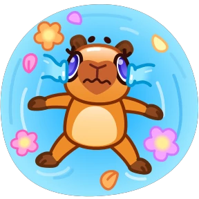 Капибара — стикер для MAX