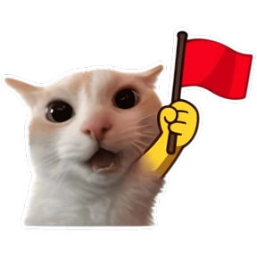 Стикер 31 из набора Goofy cat