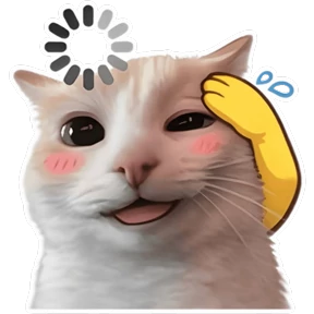 Стикер 37 из набора Goofy cat