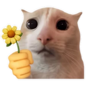 Стикер 36 из набора Goofy cat