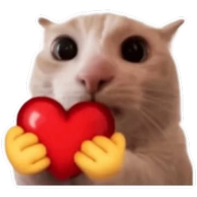Стикер 38 из набора Goofy cat
