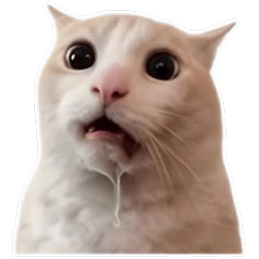 Стикер 39 из набора Goofy cat