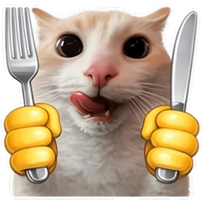 Стикер 43 из набора Goofy cat